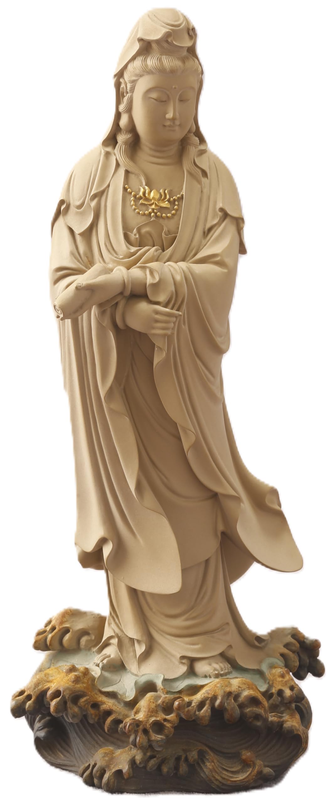 観音立像  置台付 観音立像 置台付